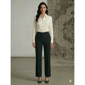 Ann Taylor dark green Dress Pants Size 8